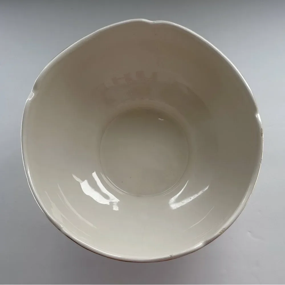 LENOX 75th Anniversary Christmas Holiday Teleflora Holly Berry Porcelain Bowl